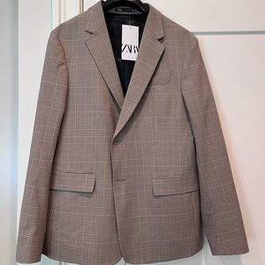 Zara plaid blazer